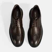 Erkek Kahve Bağcıklı Klasik Ayakkabı