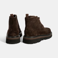 Erkek Kahve Bağcıklı Süet Bot