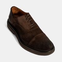 Erkek Kahve Bağcıklı Süet Günlük Ayakkabı