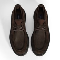 Erkek Kahve Bağcıklı Süet Günlük Ayakkabı