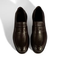 Erkek Kahve Deri Loafer