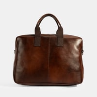 Erkek Kahve Deri Seyahat Çantası