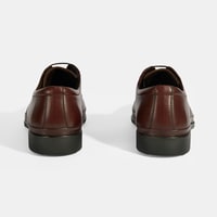 Erkek Kahve DesaComfort Deri Bağcıklı Günlük Ayakkabı