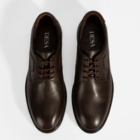 Erkek Kahve Klasik Deri Ayakkabı