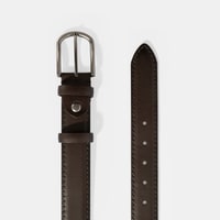 Erkek Kahve Spor Deri Kemer