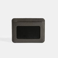 Erkek Koyu Gri Deri Kartlık