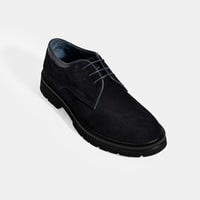 Erkek Lacivert Bağcıklı Süet Günlük Ayakkabı