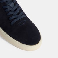 Erkek Lacivert Bağcıklı Süet Günlük Ayakkabı