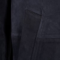 Erkek Lacivert Gömlek Yaka Süet Ceket