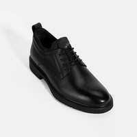 Erkek Siyah Bağcıklı Deri Klasik Ayakkabı