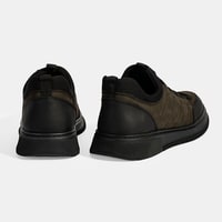 Erkek Siyah Bağcıklı Nubuk Deri Günlük Ayakkabı