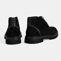 Erkek Siyah Bağcıklı Süet Bot