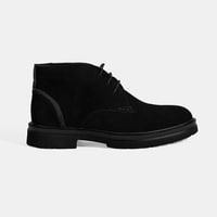 Erkek Siyah Bağcıklı Süet Bot