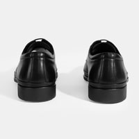 Erkek Siyah DesaComfort Deri Bağcıklı Günlük Ayakkabı