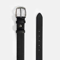 Erkek Siyah Spor Deri Kemer