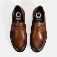 Erkek Taba Deri Loafer