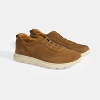 Erkek Taba DesaComfort Nubuk Deri Günlük Ayakkabı