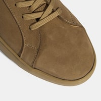 Erkek Vizon Bağcıklı Nubuk Deri Günlük Ayakkabı