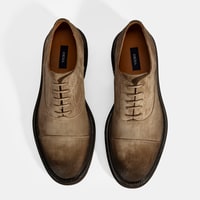 Erkek Vizon Bağcıklı Süet Günlük Ayakkabı