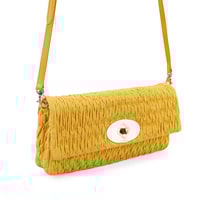 Eunice Sarı Kadın Postacı Çantası