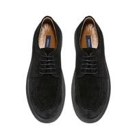 Fabian Siyah Erkek Süet Deri Günlük Ayakkabı