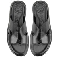 Fabiola Siyah Erkek Deri Terlik