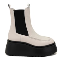 Fatmir Ekru Kadın Deri Bot