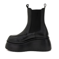 Fatmir Siyah Kadın Deri Bot