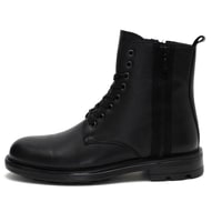 Fausta Siyah Erkek Deri Bot