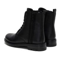 Fausta Siyah Erkek Deri Bot