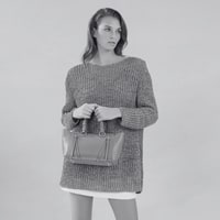 Garten Yeşil Kadın Deri El Çantası