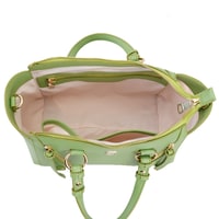 Garten Yeşil Kadın Deri El Çantası