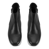 Gillian Siyah Kadın DesaComfort Fermuarlı Deri Bot