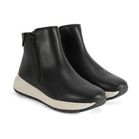 Gillian Siyah Kadın DesaComfort Fermuarlı Deri Bot