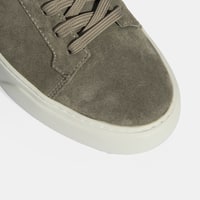 Gri Erkek Bağcıklı Süet Günlük Ayakkabı