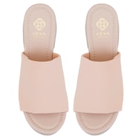 Haley Bej Kadın Platform Topuklu Terlik