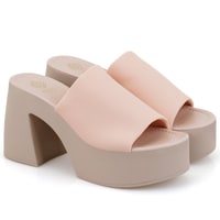 Haley Bej Kadın Platform Topuklu Terlik