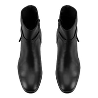 Hallie Siyah Kadın DesaComfort Topuklu Deri Bot