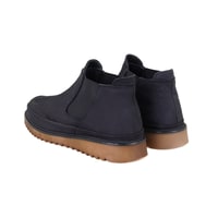 Hope Siyah Erkek Lastikli Nubuk Deri Bot