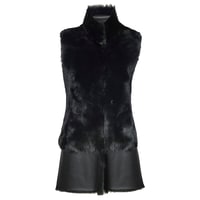 Ikeme Kadın Çift Taraflı Kürk Yelek