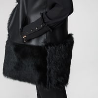 Ikeme Kadın Çift Taraflı Kürk Yelek