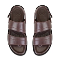 Jack Kahve Erkek Deri Sandalet