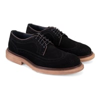 Jagger Siyah Erkek Süet Deri Klasik Ayakkabı