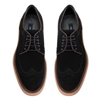 Jagger Siyah Erkek Süet Deri Klasik Ayakkabı