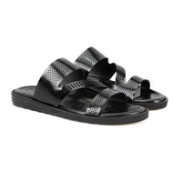 Joseph Siyah Erkek Deri Terlik