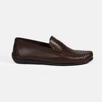 Jovian Kahve Erkek Deri Slip-On Loafer
