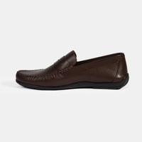 Jovian Kahve Erkek Deri Slip-On Loafer