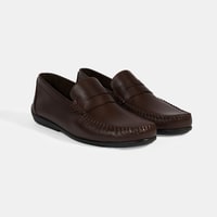 Jovian Kahve Erkek Deri Slip-On Loafer