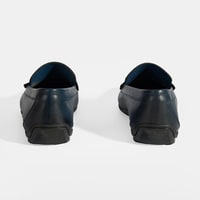 Jovian Lacivert Erkek Deri Slip-On Loafer