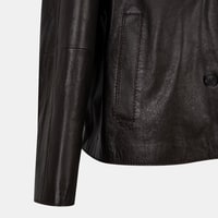 K14630 KADIN DERİ CEKET